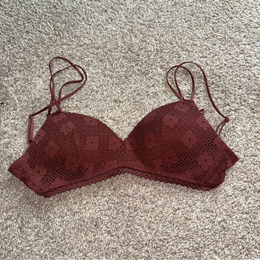 NWOT! Aerie - Brown Lace Bra